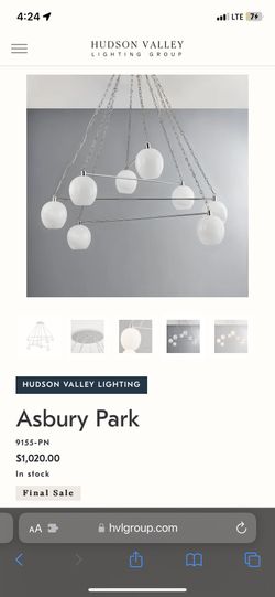 New Hudson Bay Light Fixture 
