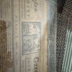 Boston Massacre Newspaper 