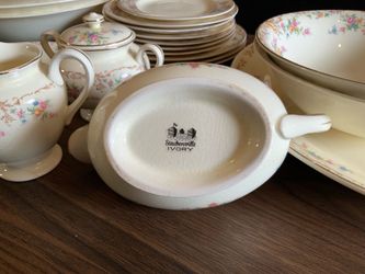 Steubenville gold rimmed china pattern 1085