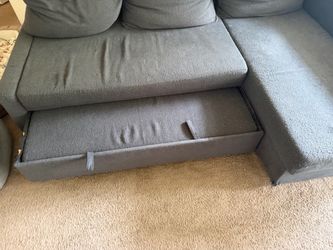 Gray Fabric Sectional Sofa