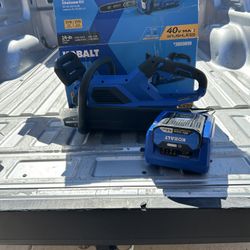 Kobalt 14 inch chainsaw kit