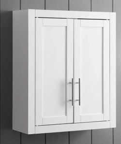 CROSLEY FURNITURE Savannah 22x26x8 in. Surface-Mount Medicine Cabinet White