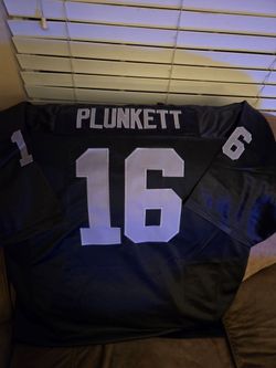 Raiders plunkett throwback jersey