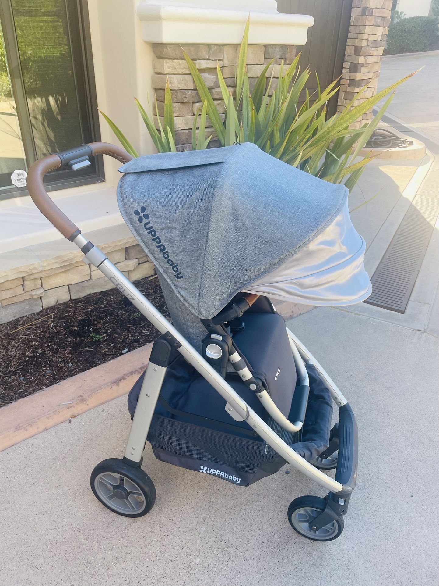 UPPA Baby Cruz Stroller, w/ Saddle Leather