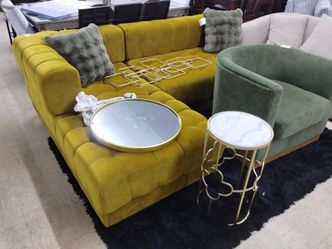 Nice mustard sectional