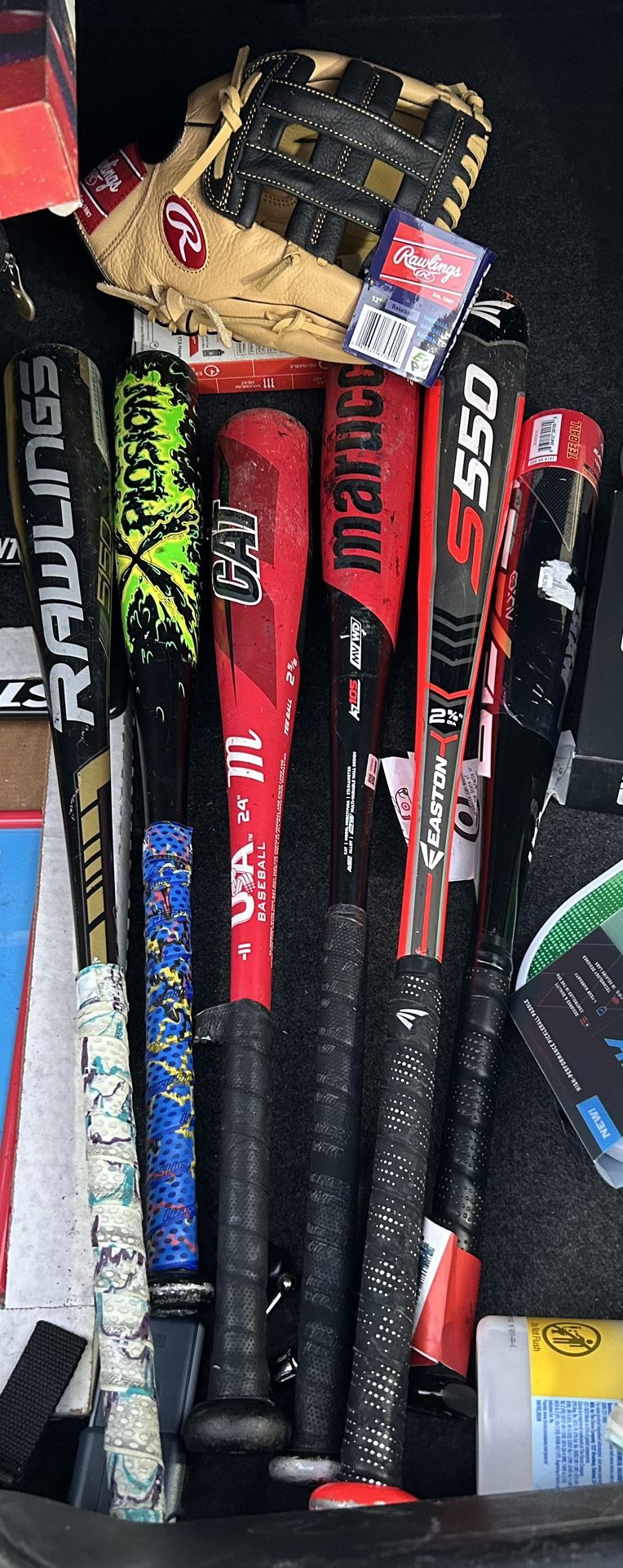 Bats And New Glove
