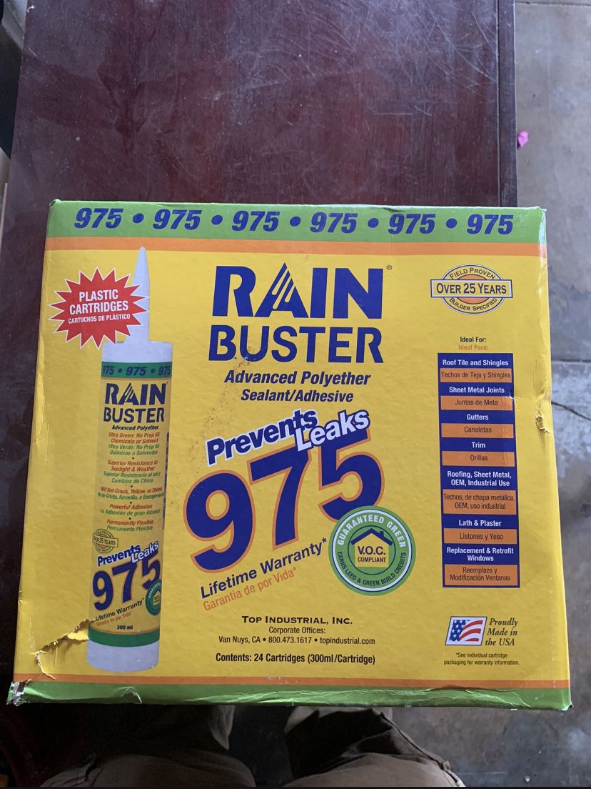 Rain Buster 975 - Caulking Grey Color