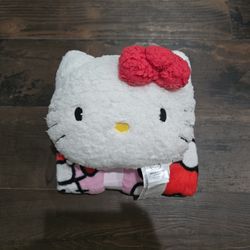 Hello Kitty Valentine Blanket And Pillow Set Nogginz