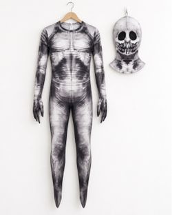 Kids Halloween costume: the rake morphsuit