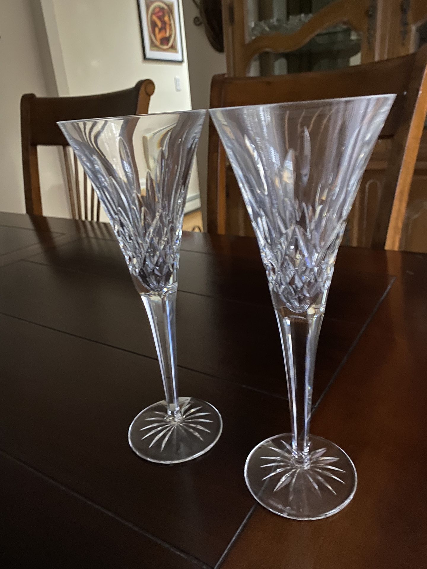 Waterford Fluted Champagne Glasses