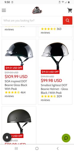 2xl DOT low profile helmet
