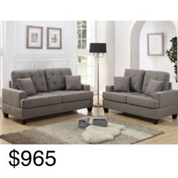 Beautiful Sofa and LoveSeat Set