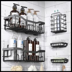 No Drilling Shower Shelves
