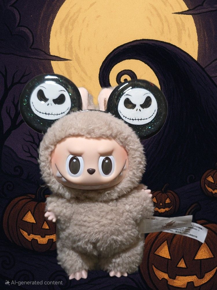 Labubu Jack Skull Ears