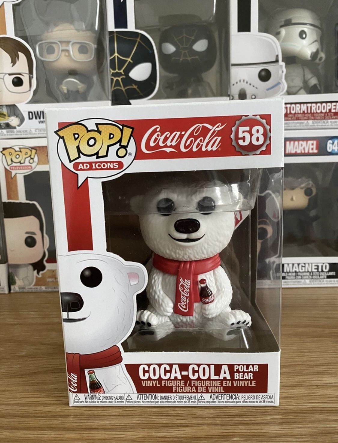 Funko Pop! Coca-Cola Polar Bear 58 - Mint Condition, Never Opened