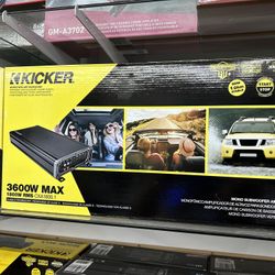 Kicker amplifier 3600 W on sale today