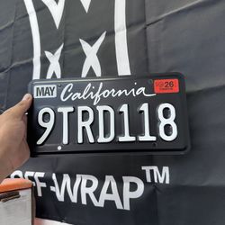 License Plate Wrap 