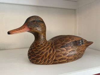 Beautiful Hand carved Decorative Duck