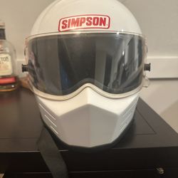 Vintage Simpson Helmet Size M