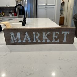 Farmhouse Style Rustic  Wood Painted Sign 