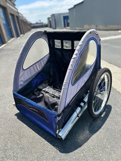 Fold up wagon for bike