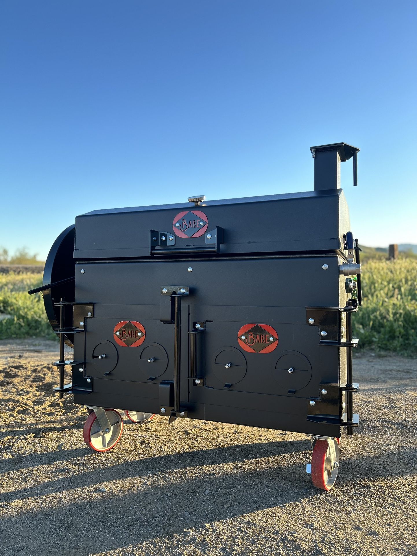 Brand New Hybrid Smoker, Grill, Santa Maria, Wood Fire, Hybrid, Asador, BBQ , Smoker BBQ, Pellet Smoker, Commercial Grill, Heavy Duty Pit, Offset