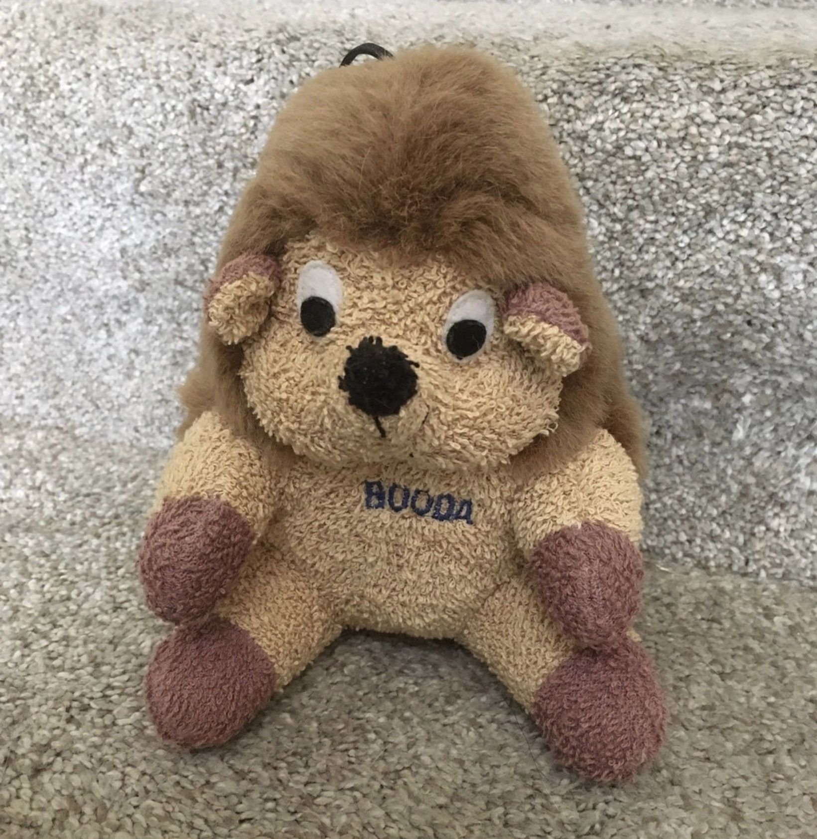 Vintage 1998 hedgehog plush dog toy