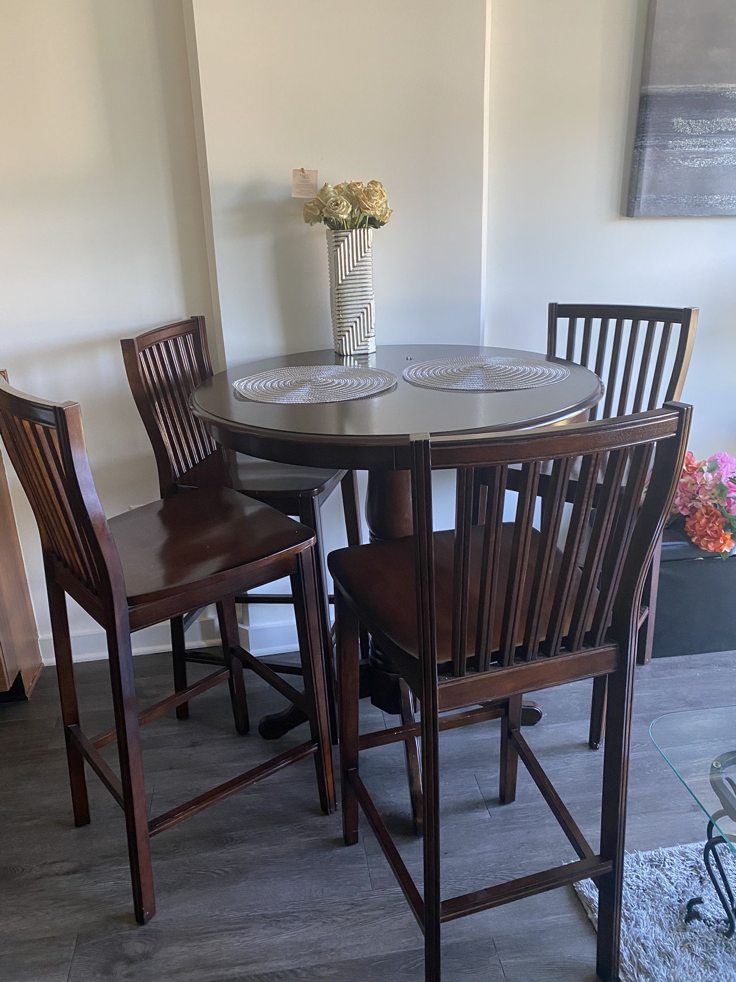 Dining Table With Four Chairs Furniture