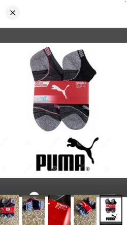 NEW!  Puma Women's Cool Cell Moisture ControlTechnology No Show Sock (8 pk)