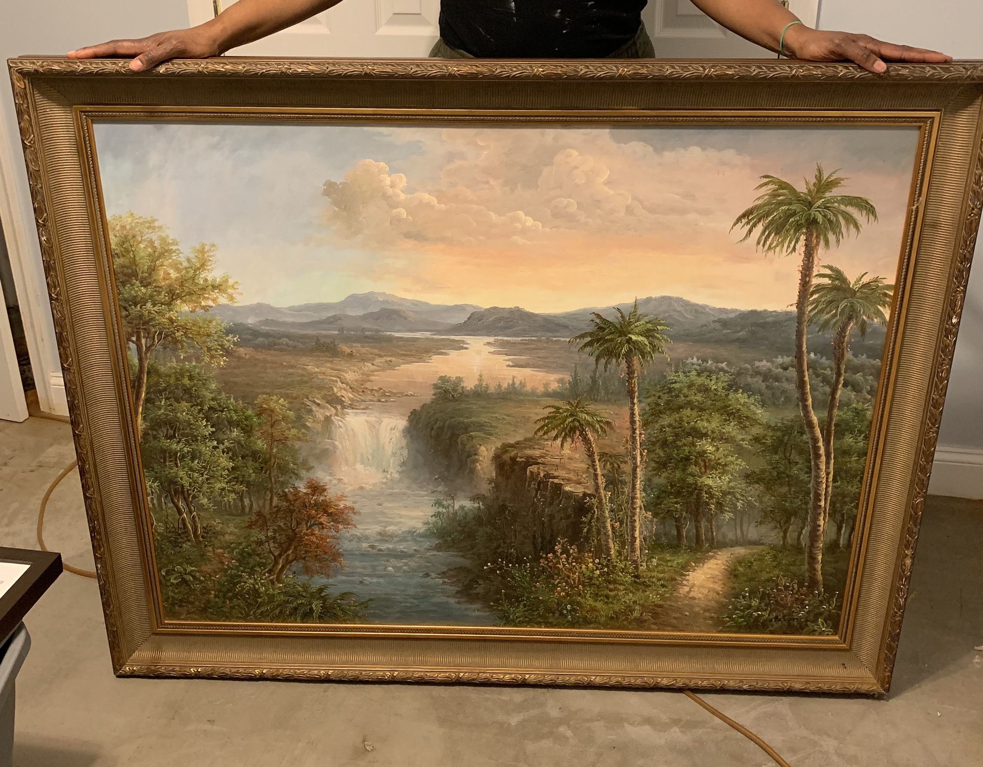 Moving Sale “Large Oil Painting”