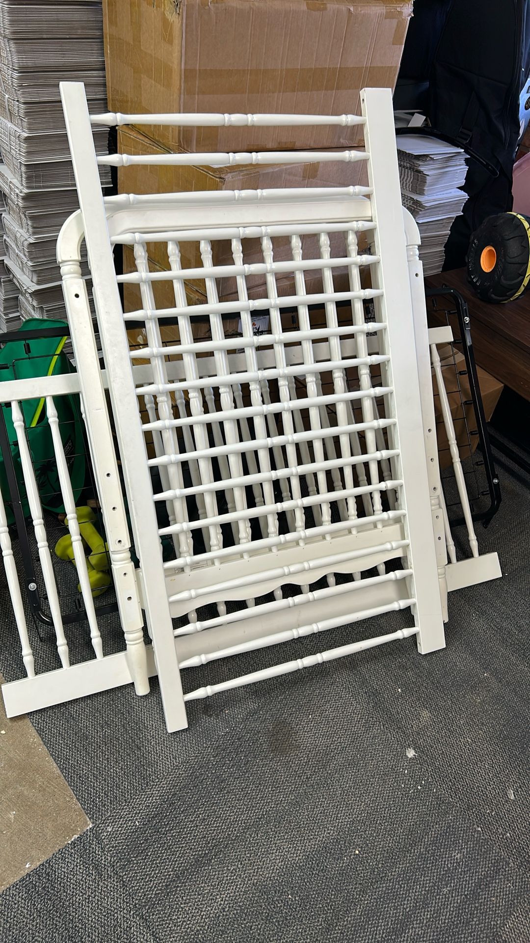 White Baby Crib