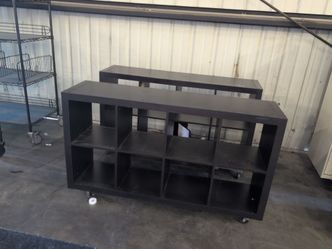 59x15x31 Black Cube Shelving Unit