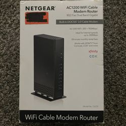 Netgear 1200 WiFi cable modem