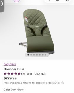 BabyBjörn Bouncer bliss