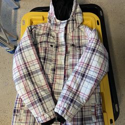 Lil Chicks Core Powder Room Winter Ski Snowboard Jacket Plaid 5000mm