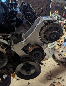 Chevy Ls swap alternator and power steering brackets