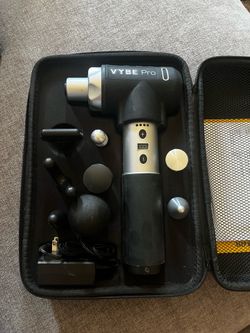 VYBE Pro Percussion Massager with carry case