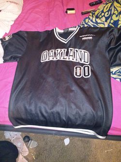 Oakland player #00 jersey XXL