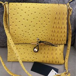 yellow crossbody bag