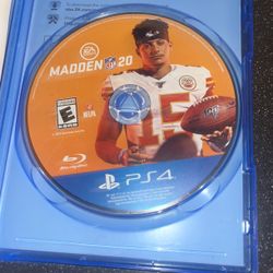 PS4 Madden Game And Two Controlers