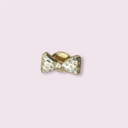 Gold Bow Pin 