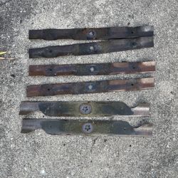 Six 23” Lawn Mower Blades (4 Mulching)