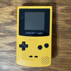 Nintendo Gameboy Color System Console Dandelion Yellow system game boy GBC No Games