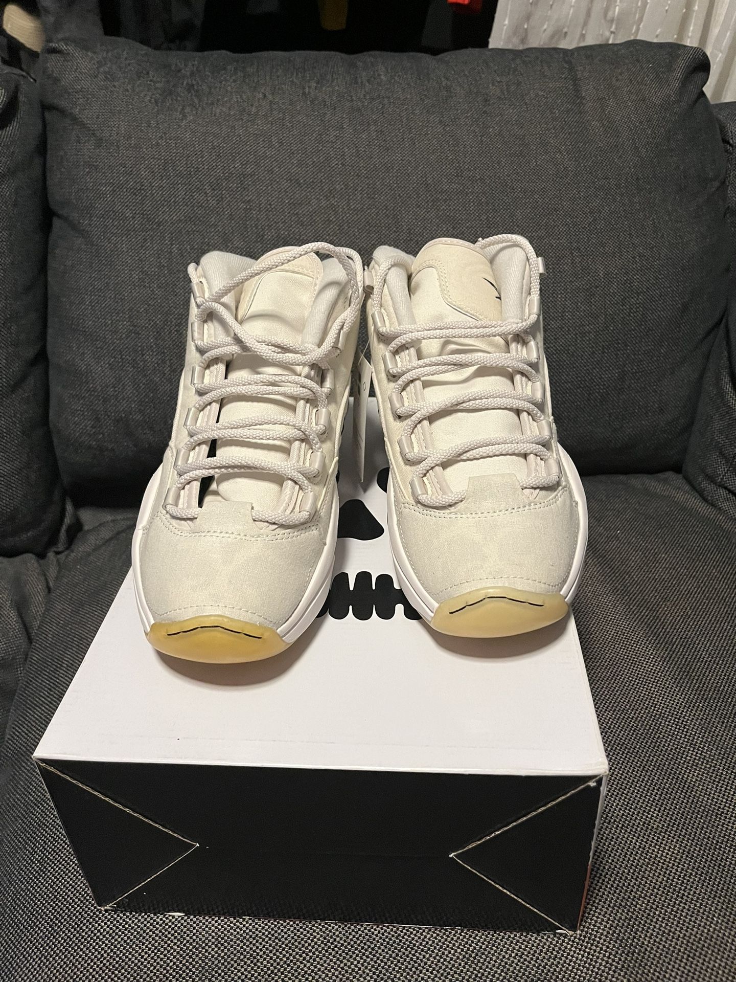 Reebok Question Mid Halloween Reaper Boktober Allen Iverson Mens 7.5
