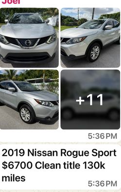 2019 Nissan rogué sv SPORT
