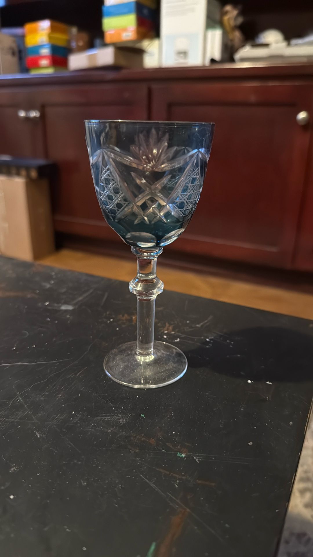 Vintage Beautiful Wine Glasses- Small Size