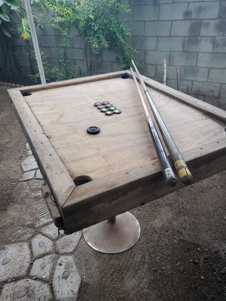 Home made pool table