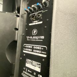 Small storage filled with music equipment