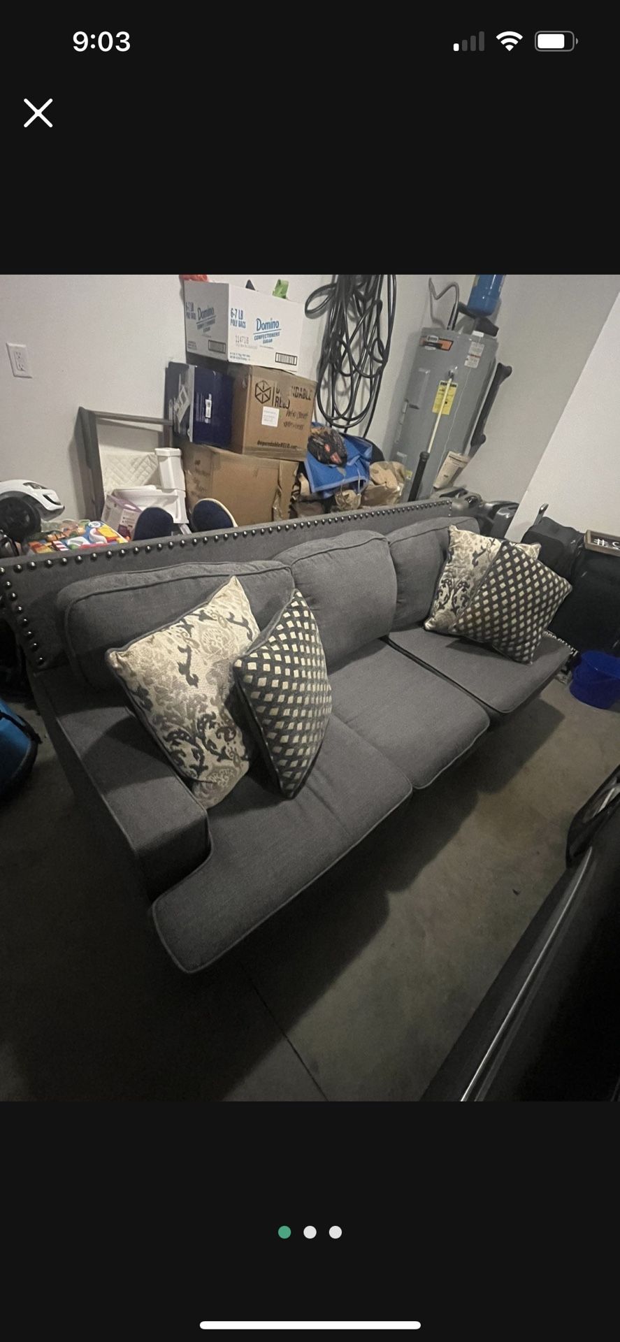 Gray Couch / Sofa