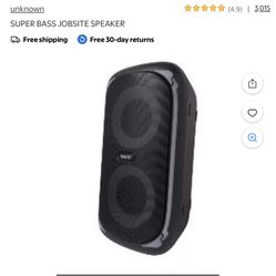 Tzumi Superbass Job site Speaker